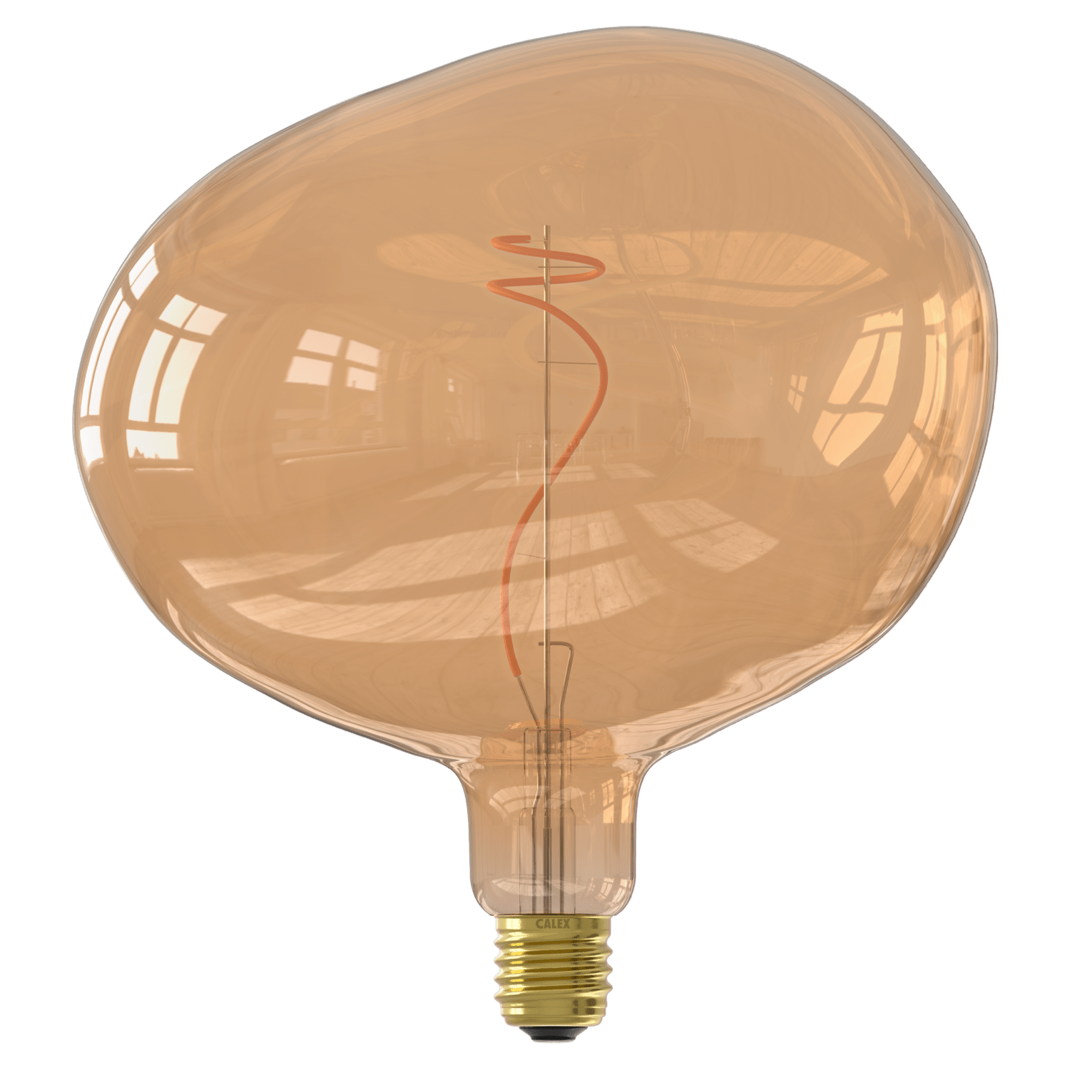 Calex Calex - Cobble - Flex Filament - E27 - Gold - 4W - Dimmable