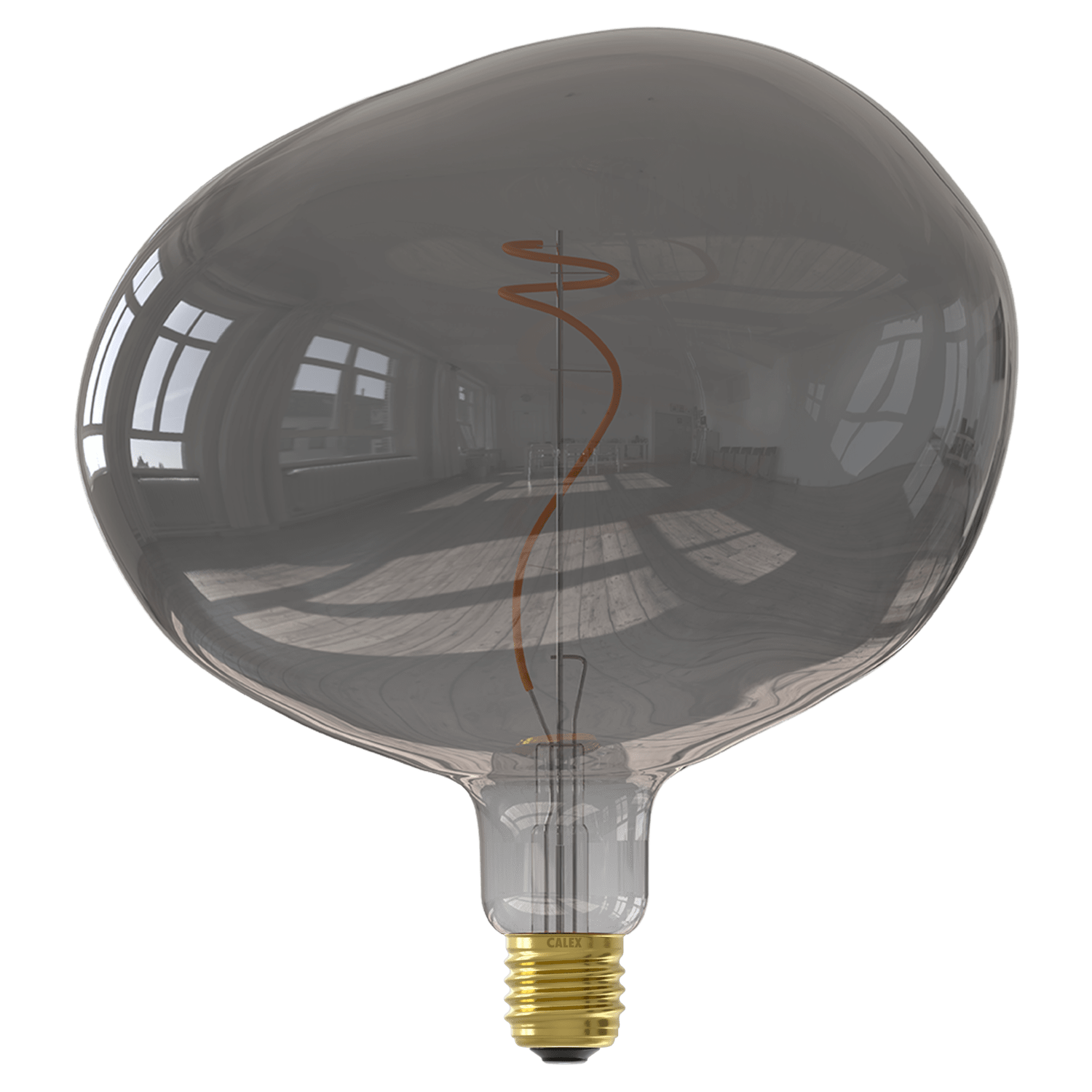 Calex Calex - Cobble - Flex Filament - E27 - Titanium - 4W - Dimmable