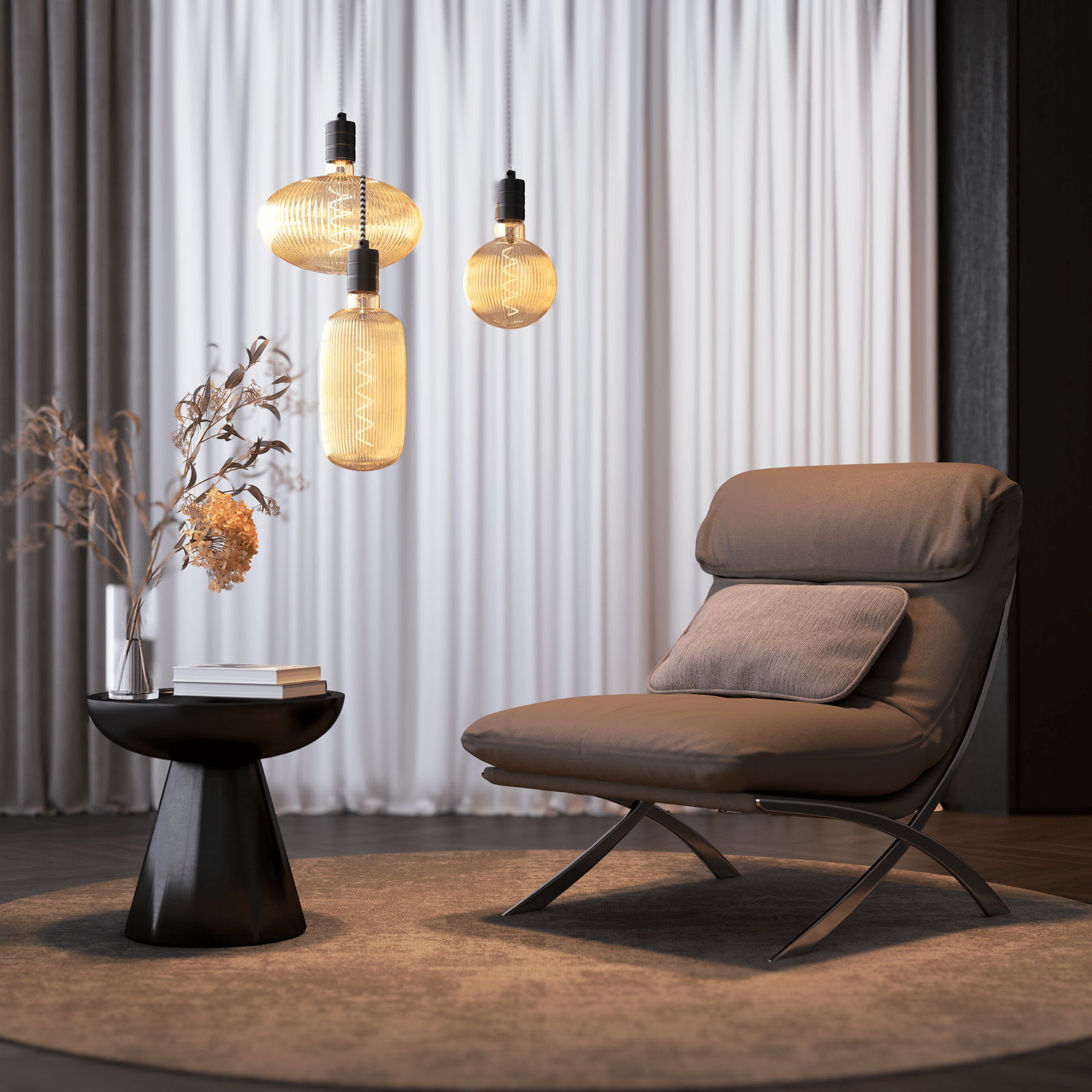 Calex Calex Lille Bulb - E27 - Filament - Gold - Warm White - 4W