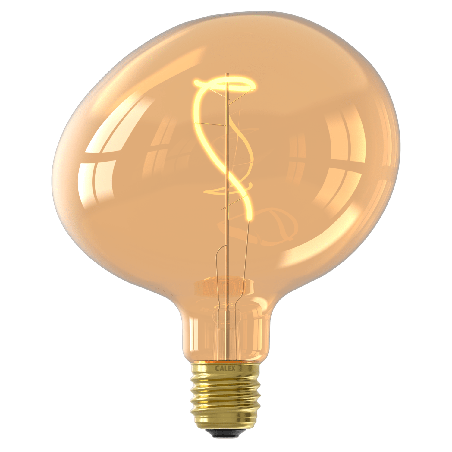 calex Calex - Pebble - Flex filament - E27 - Gold - 4W - Dimmable