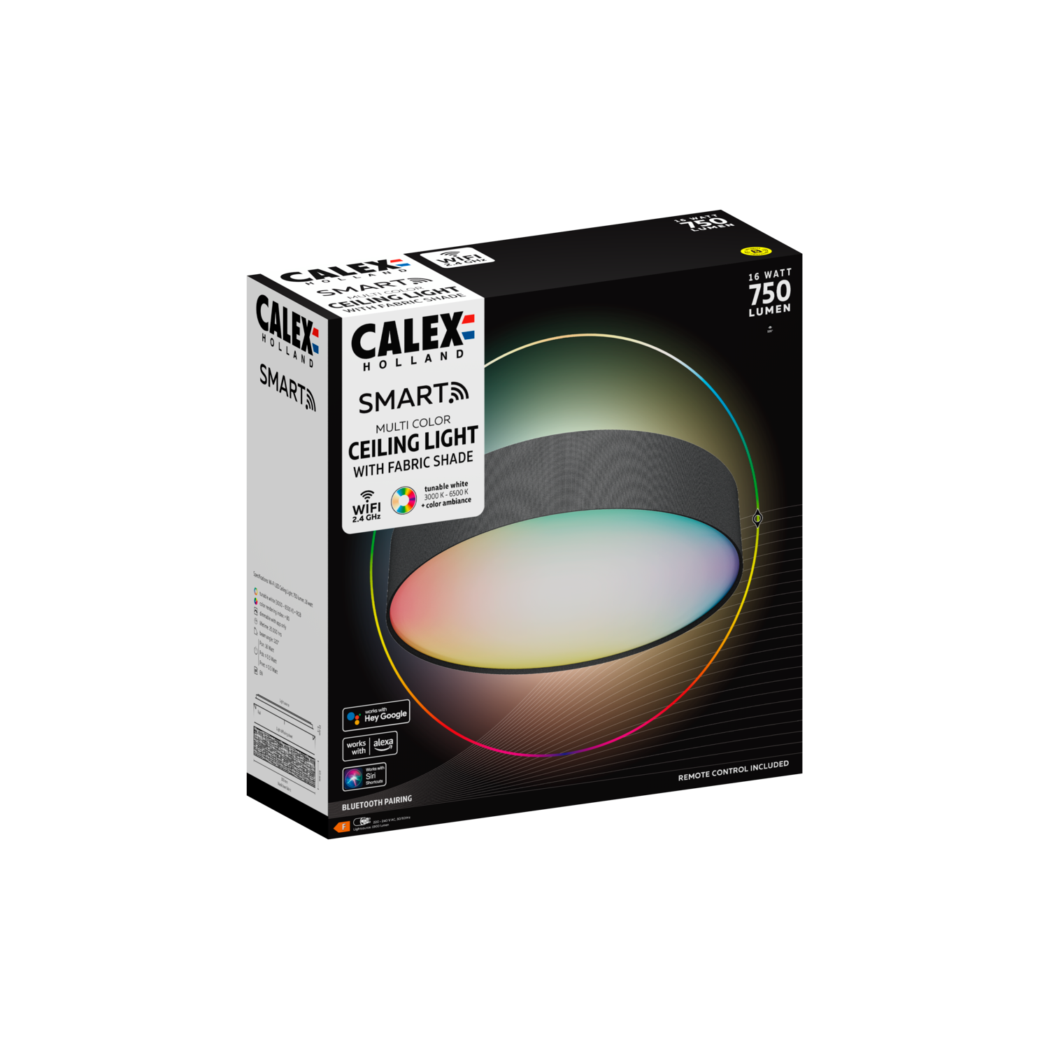 Calex Calex Smart - Ceiling Light - 14W - 3000-6500K - Non Dimmable
