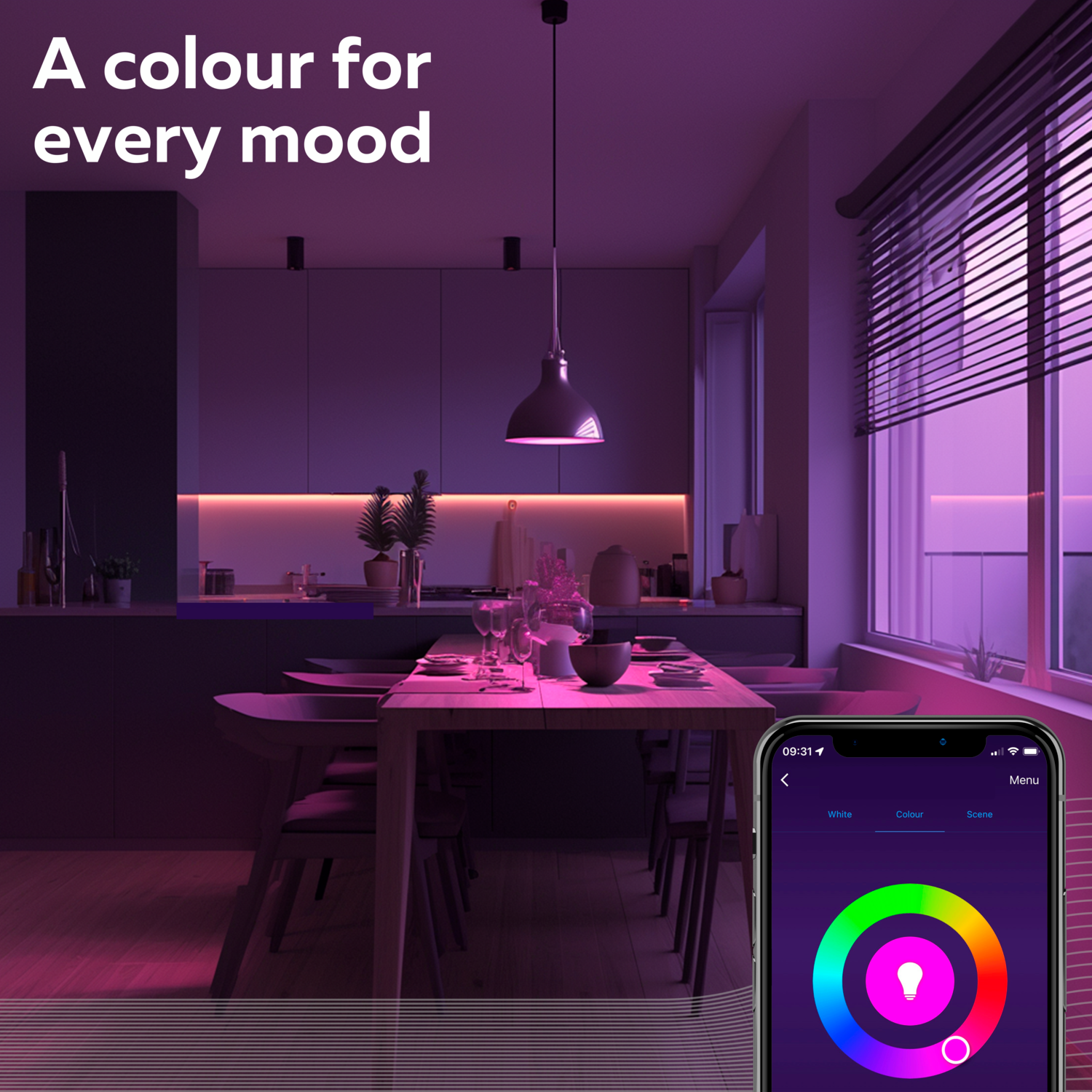 Calex Calex Smart Strip Light - 10m - RGBIC + CCT (UK Plug)