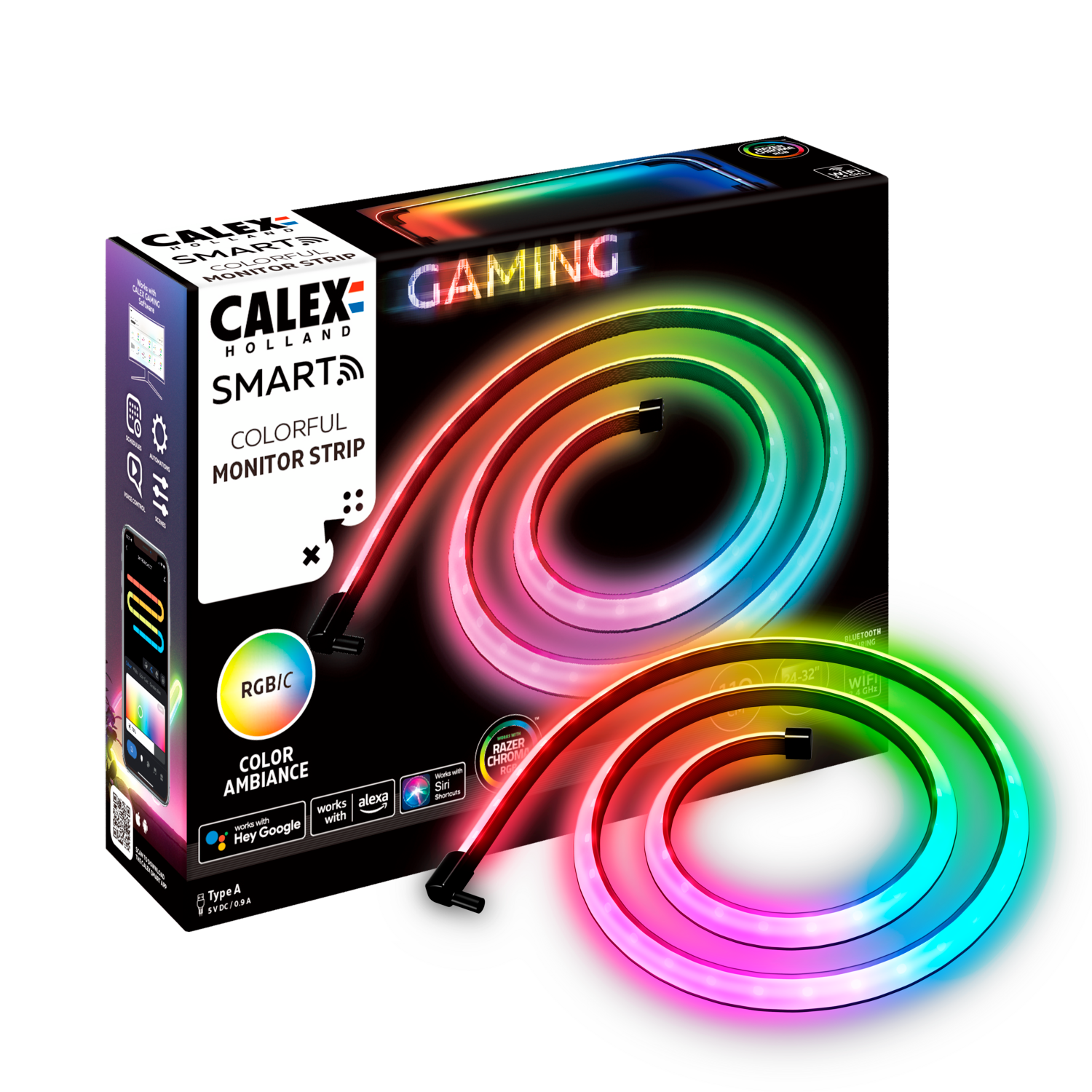 Calex Calex Smart Strip Light For Monitor - 110cm - RGBIC