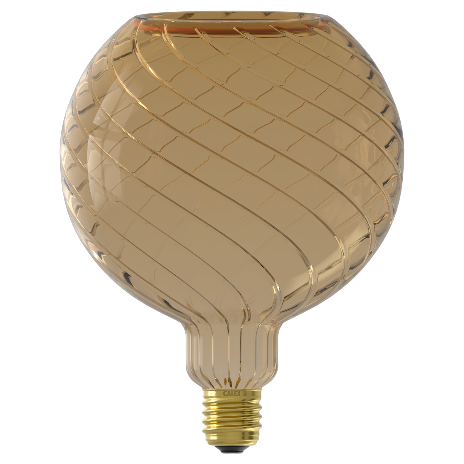 Calex Calex UK - Aura Aveiro - G150 - Grey - Straight Filament - E27 - 6W