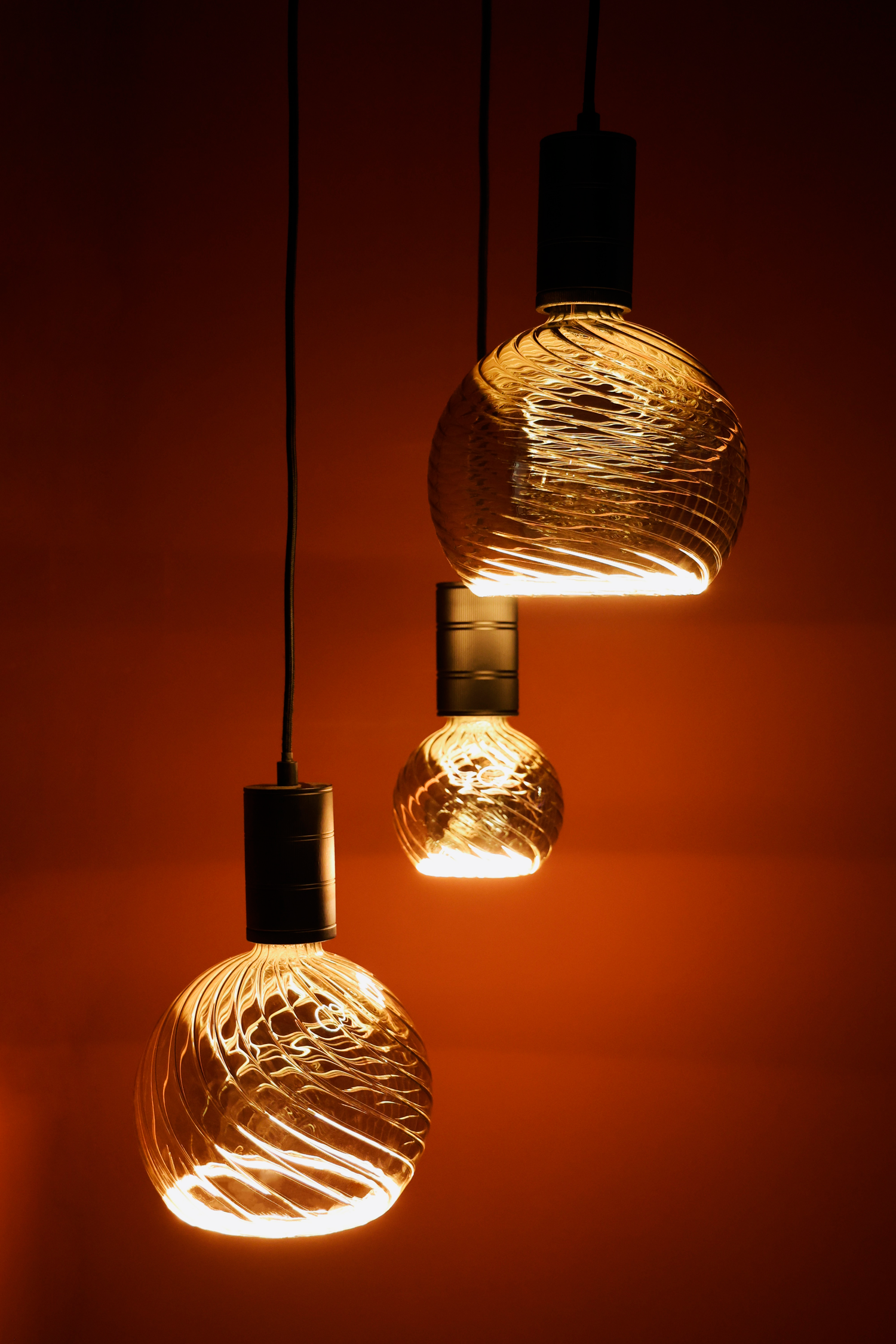 Calex Calex UK - Aura Aveiro - G150 - Grey - Straight Filament - E27 - 6W