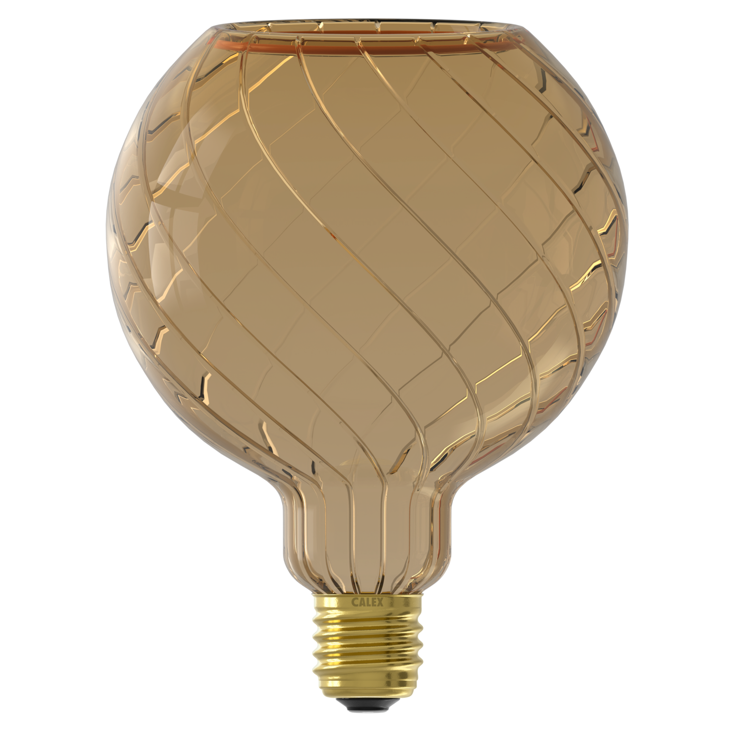 Calex Calex UK - Aura Lagos - G125 - Grey - Straight Filament - E27 - 6W