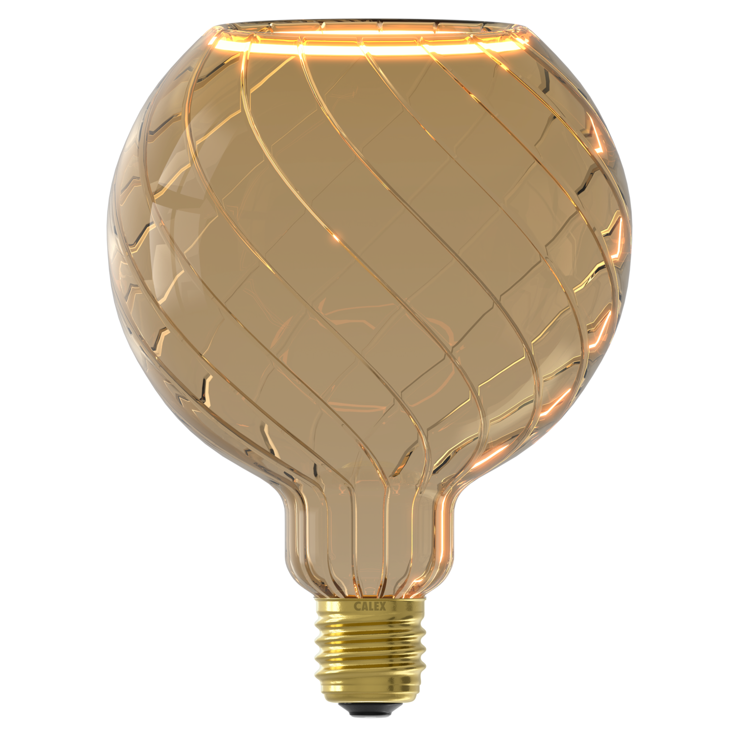 calex Calex UK - Aura Lagos - G125 - Grey - Straight filament - E27 - 6W