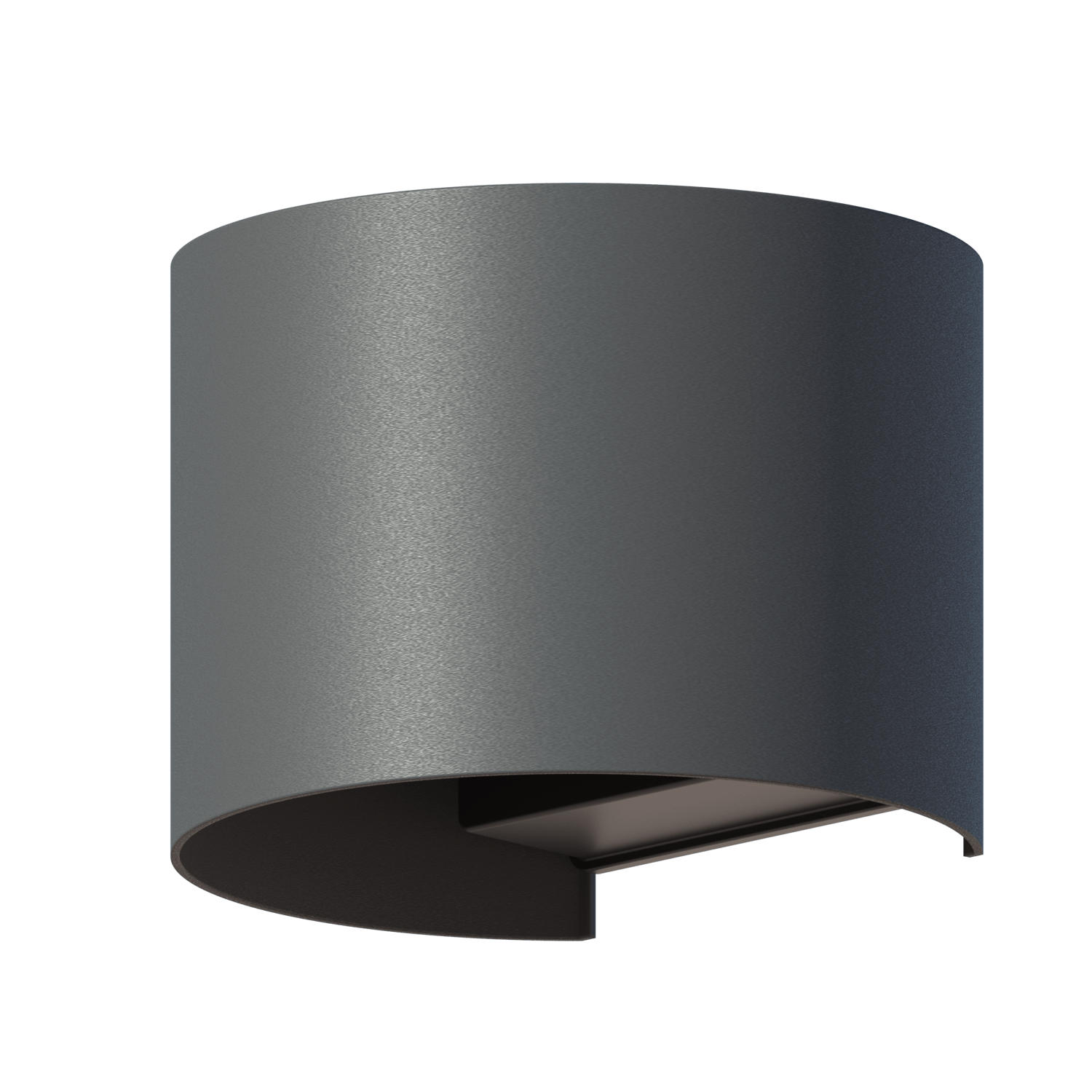 Calex Calex Verona LED Wall Light Oval - Up & Down - Anthracite
