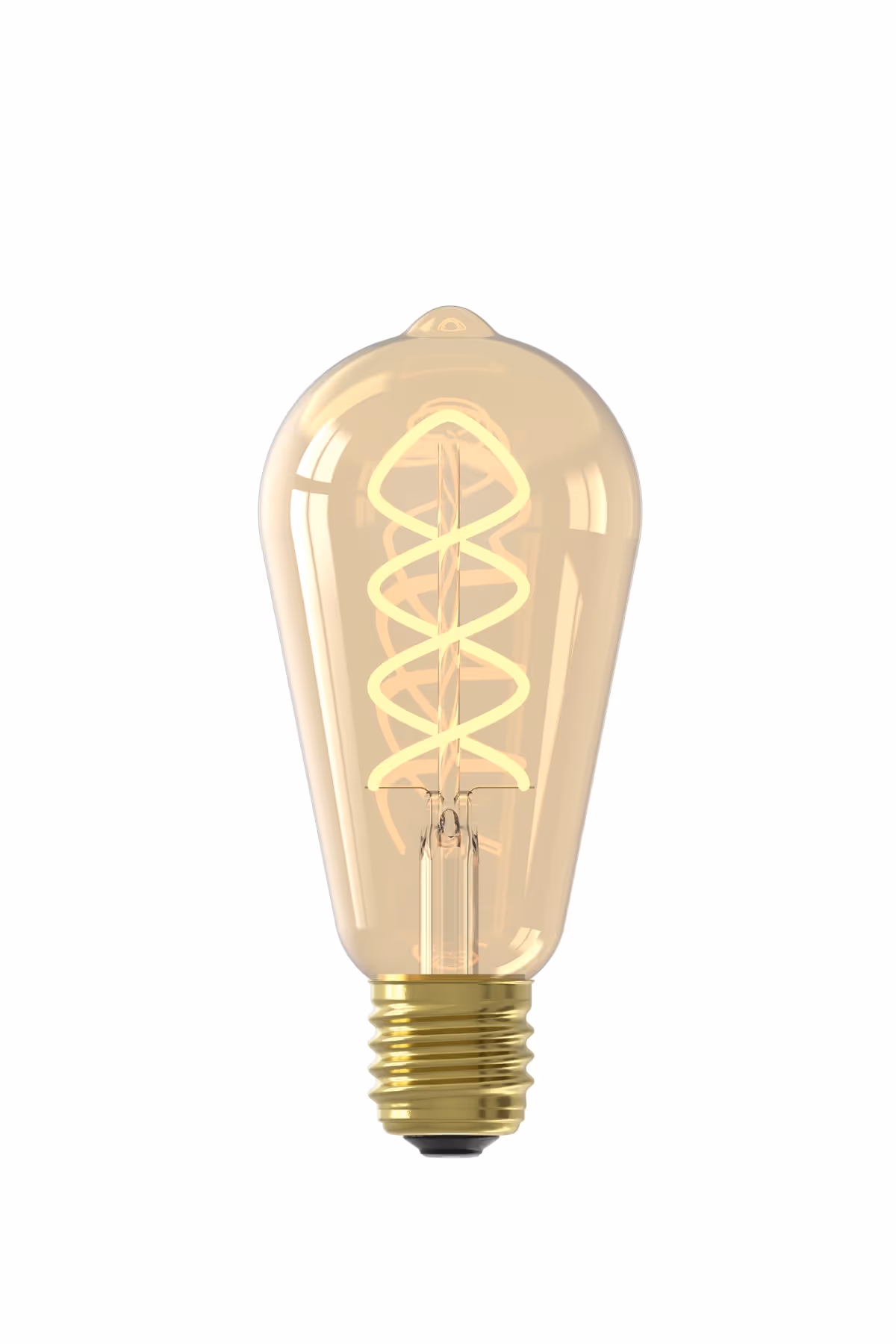 calex Eurodomest - ST64 - Flex Filament - 7W - 600lm - Gold - Dimmable