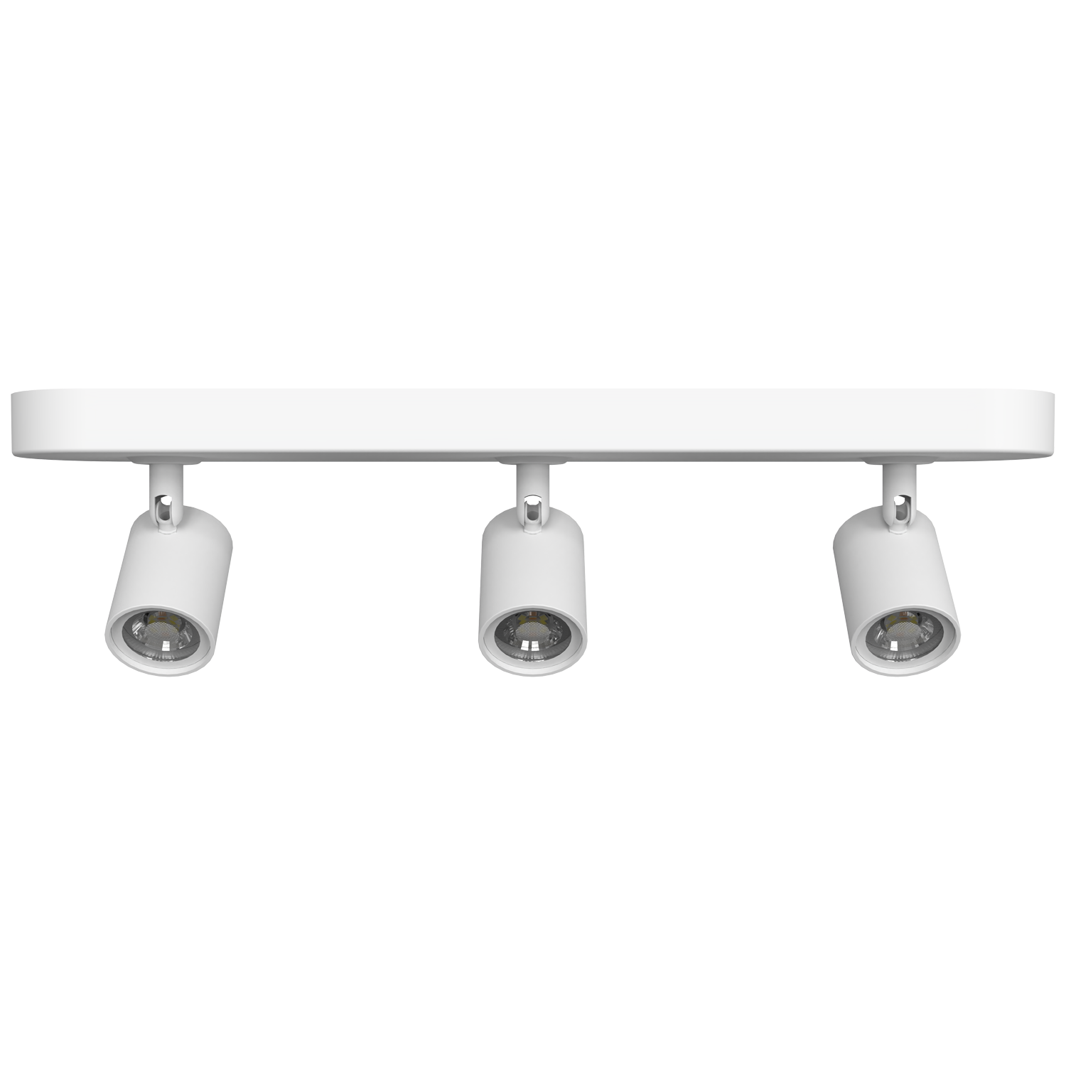 calex Eurodomest - trio straight surface-mounted spots - White - with remote