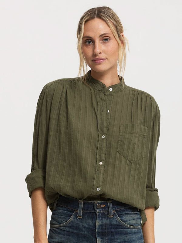 Cali Dreaming Ace Shirt - Striped Cotton