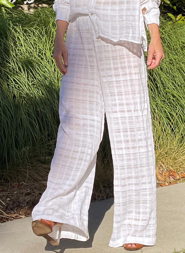 cali dreaming Baja Pant (Cotton Plaid)