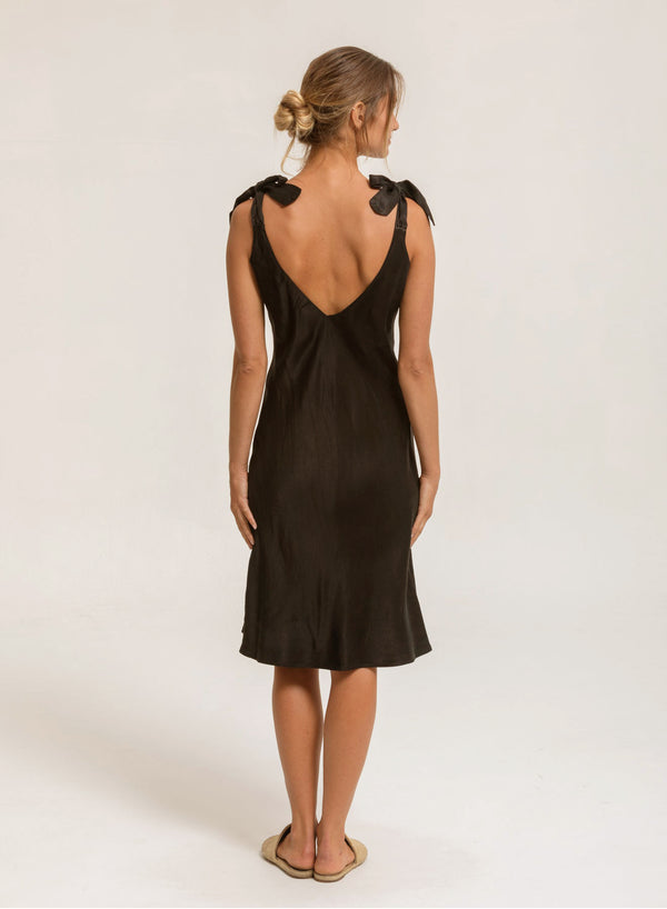 Cali Dreaming Bow Tie Slip Dress