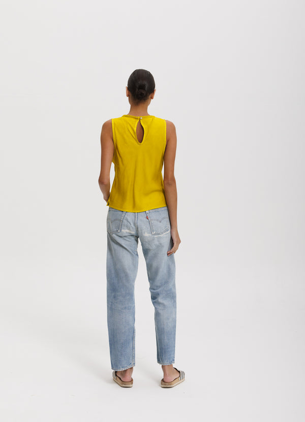 Cali Dreaming Lark Cami Crop Cupro