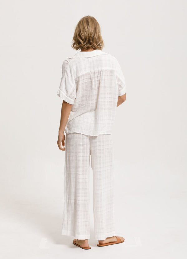 Cali Dreaming Motley Top (Cotton Plaid)