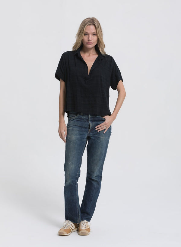 Cali Dreaming Motley Top (Cotton Plaid)