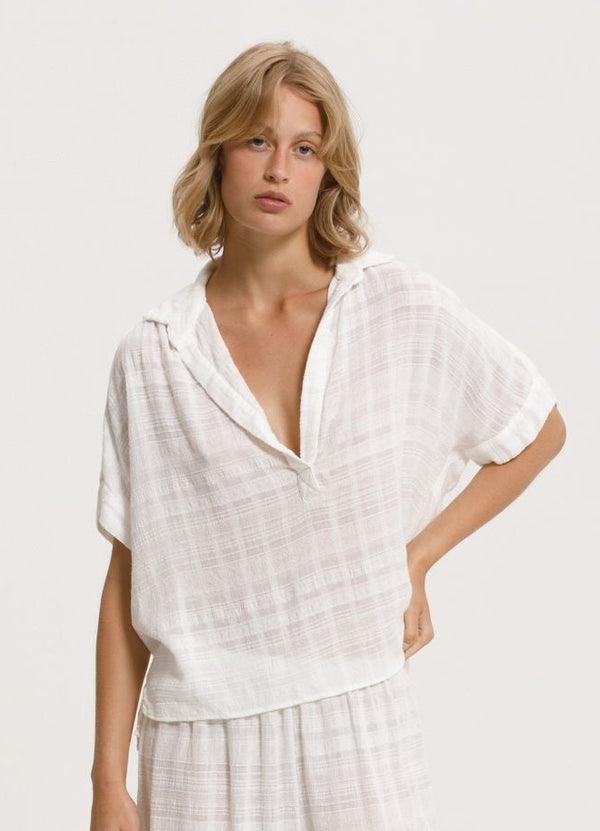 cali dreaming Motley Top (Cotton Plaid)