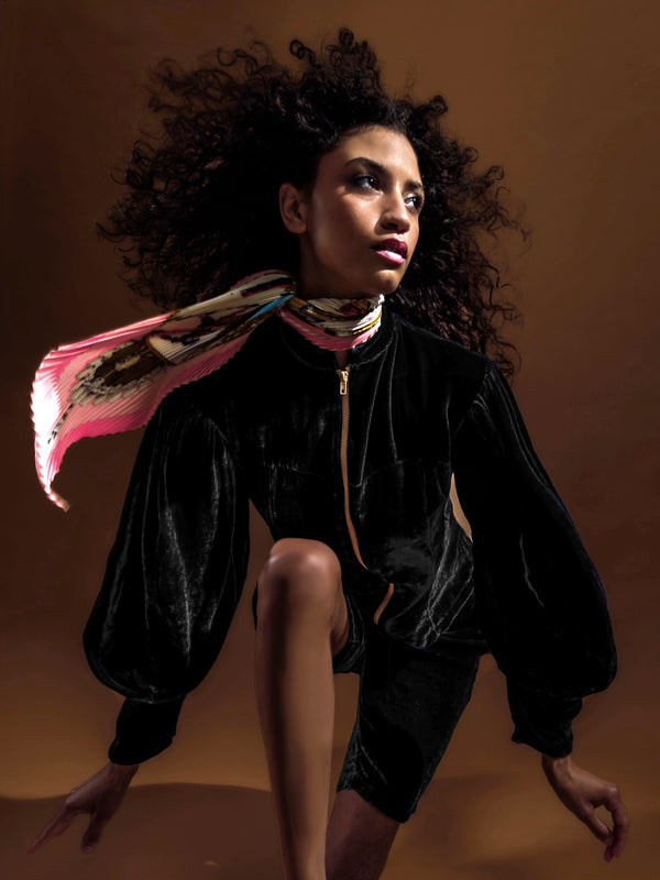 cali dreaming Rio Blazer Silk Velvet