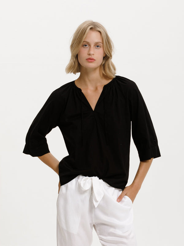 Cali Dreaming Roxboro Top (Cupro)