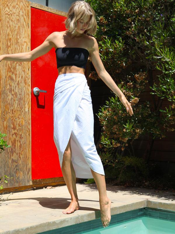 Cali Dreaming Trinity Wrap Skirt (Cotton)