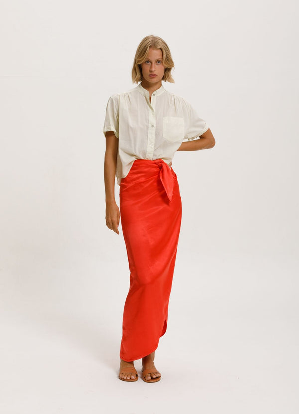 Cali Dreaming Trinity Wrap Skirt (Cupro)