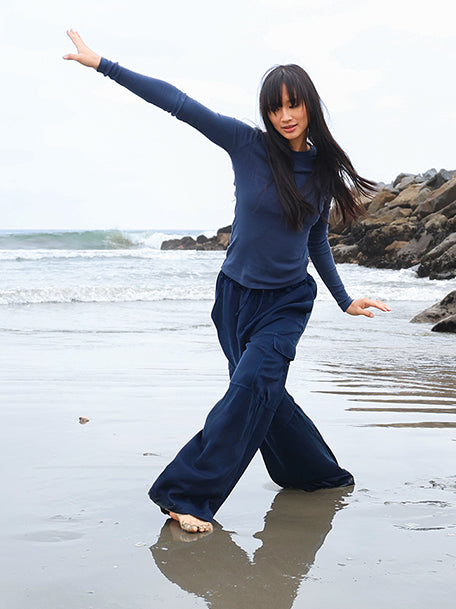 Cali Dreaming Wade Satin Trouser