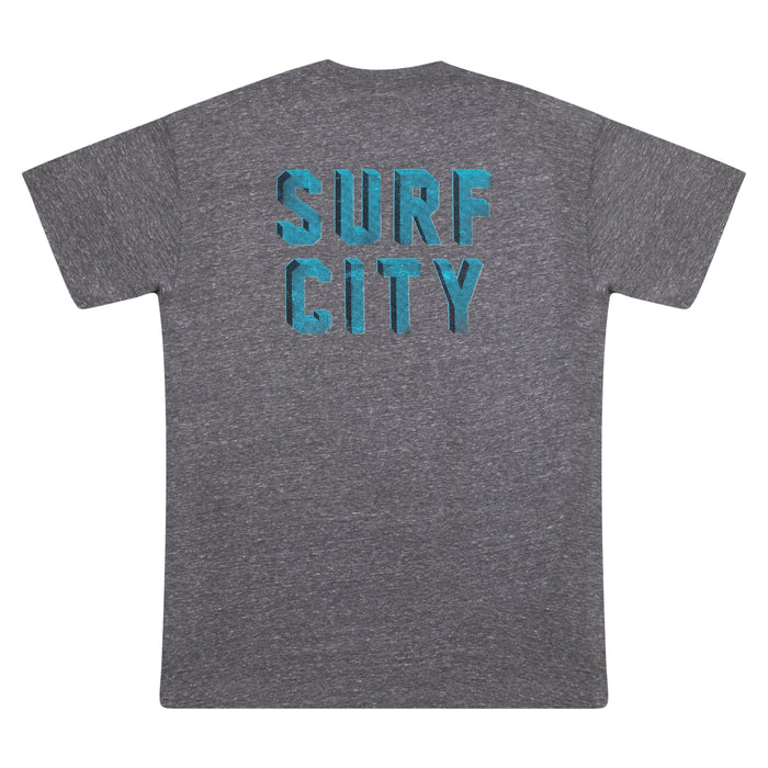 California Vintage Barrel Tee Heather Grey