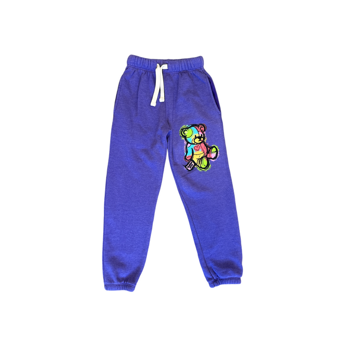 california vintage Bear W Sweatpants Purple