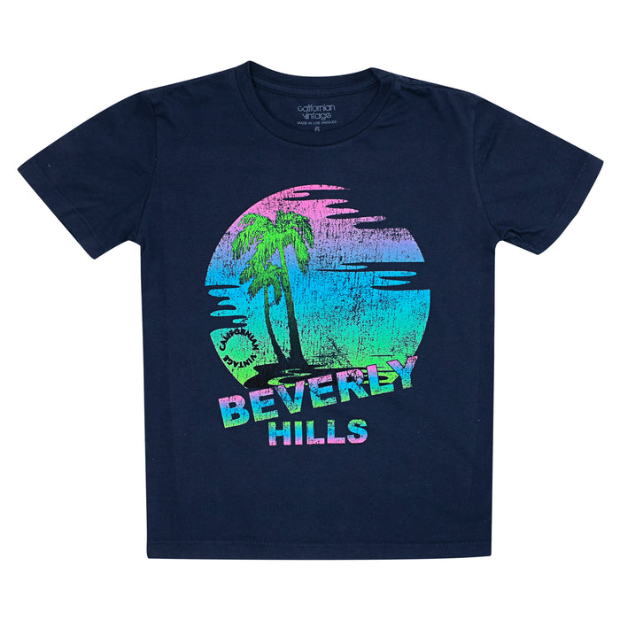 california vintage Beverly Hills Tee Midnight