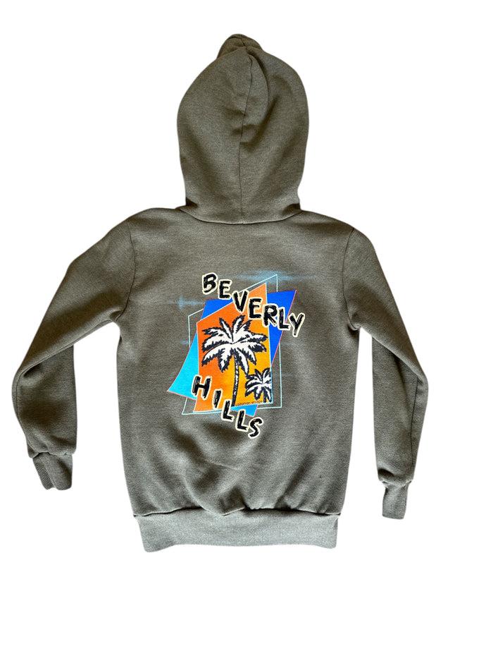 california vintage Beverly M Zip Up Hoodie