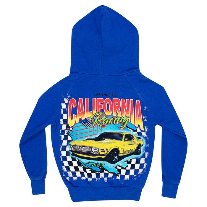 california vintage Caliracing Zip up hoodie Royal