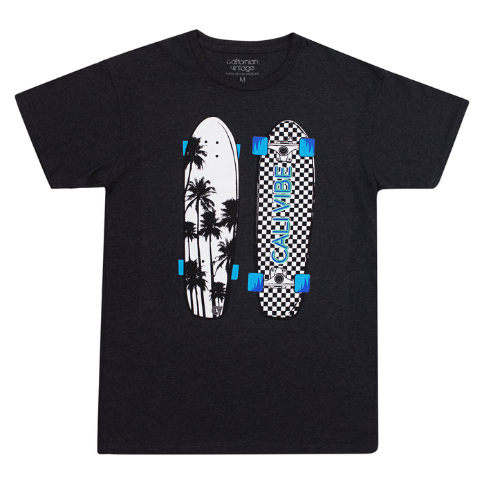 california vintage Calivibe Tee Charcoal