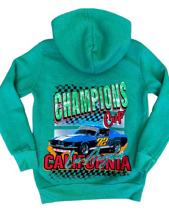 california vintage Champions Zip Up Hoodie