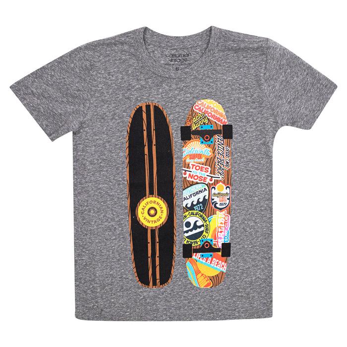 california vintage Cruisin Tee Heather Grey Hgrey