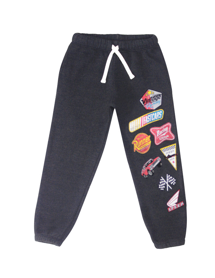 california vintage Fast Car Sweatpants Charcoal