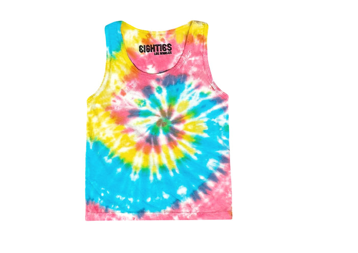 california vintage Girl Tie Dye tank top TD14