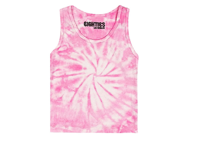 california vintage Girl Tie Dye tank top TD15