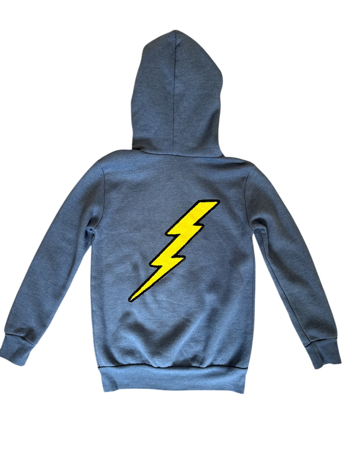 california vintage LT Patches Zip Up Hoodie