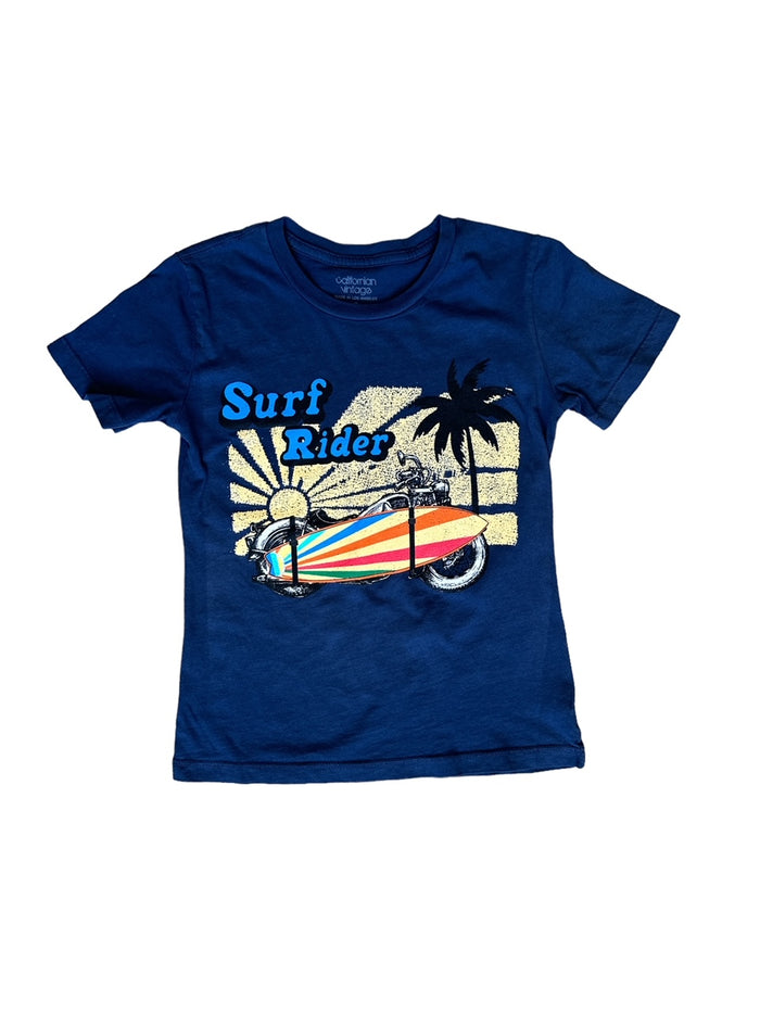 california vintage Moto Surf Tee