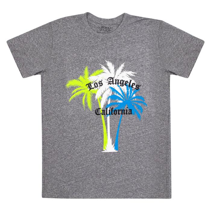 california vintage Palms L.A. M T-shirt Hgrey