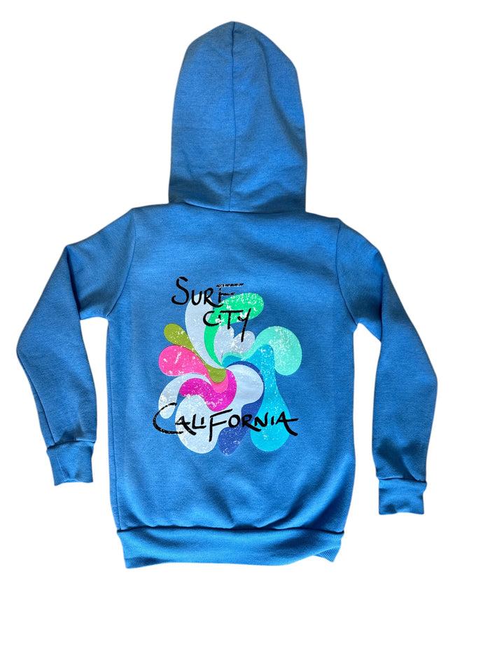 california vintage Splash W Zip Up Hoodie
