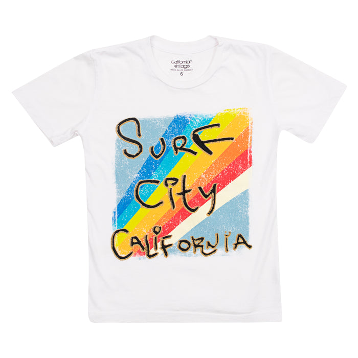 california vintage Spray M T-shirt White White