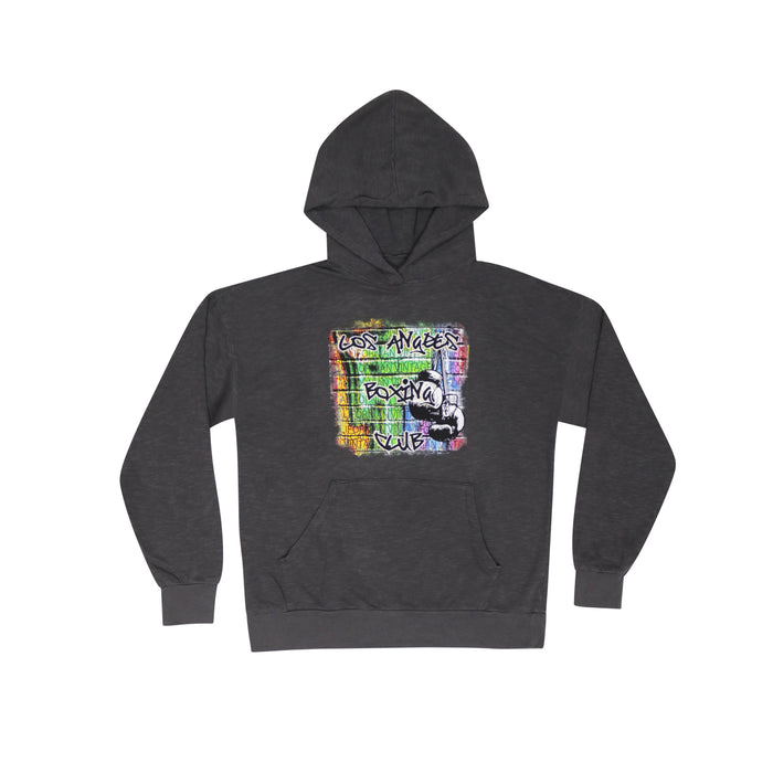 california vintage Streetart Hoodie Washed Black