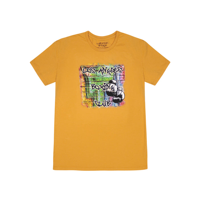 california vintage Streetart Tee Mustard Mustard