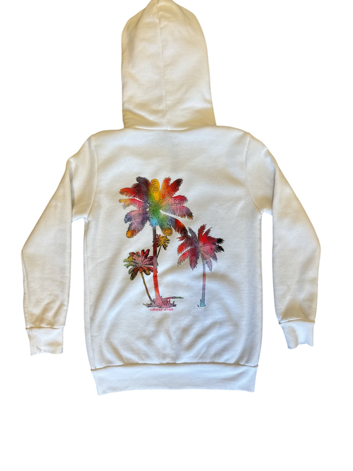 california vintage Sunset W Zip Up Hoodie