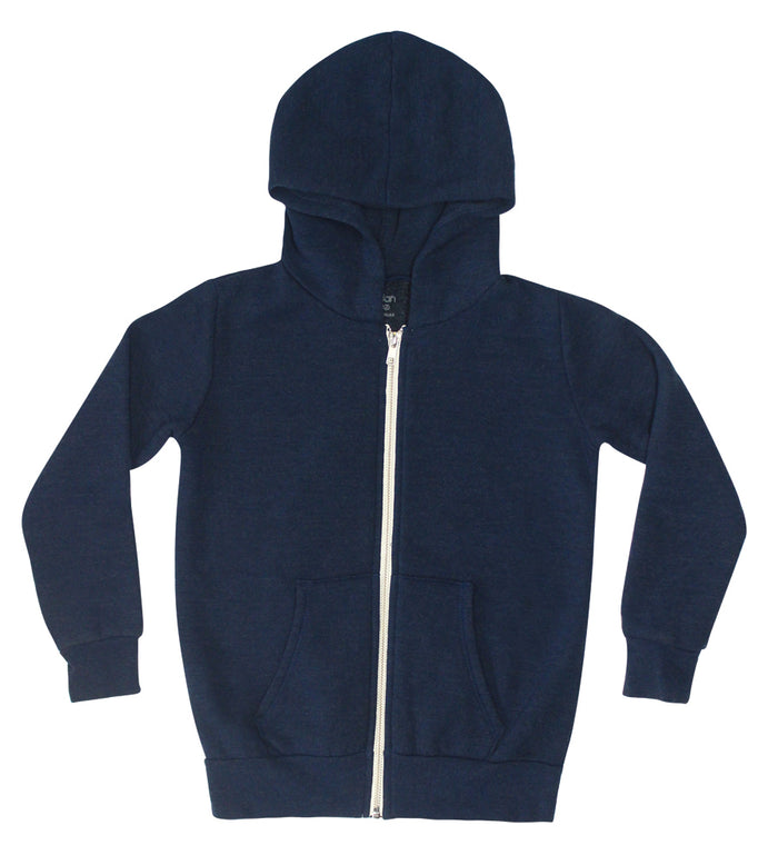 California Vintage Surf Rider Zip Hoodie Midnight