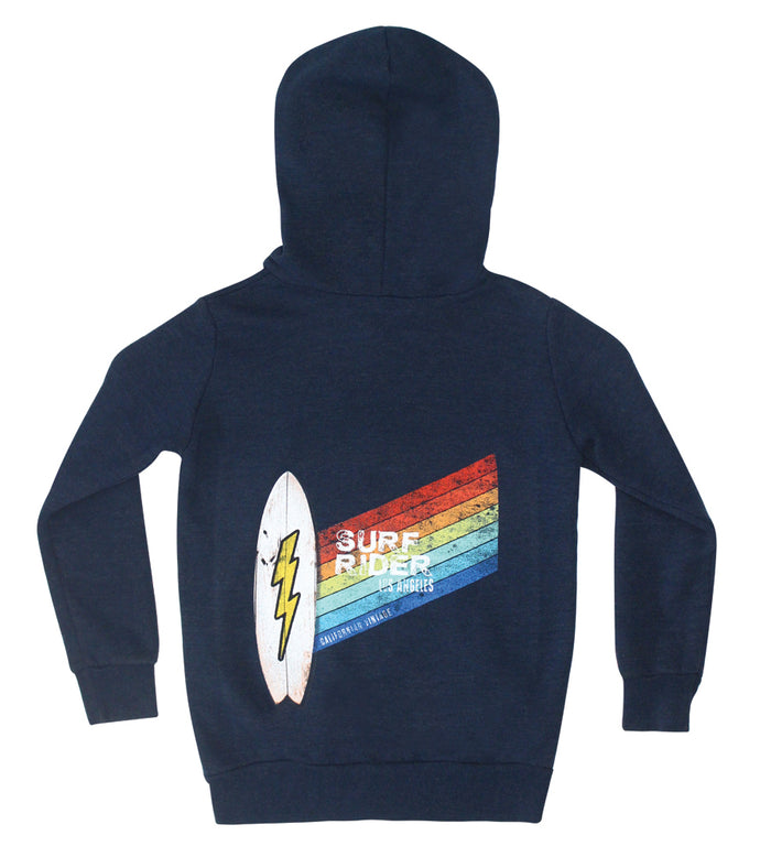 california vintage Surf Rider Zip Hoodie Midnight