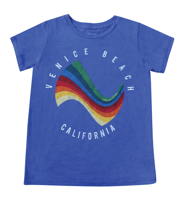 california vintage Surf Royal Blue Tee Royal Blue