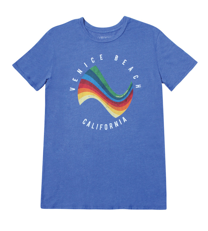 California Vintage Surf Tee Charcoal