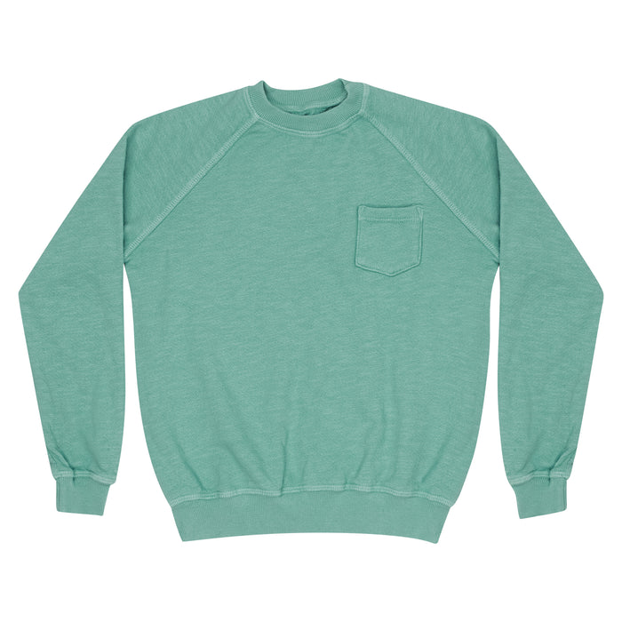 california vintage Sweatshirt pocket green